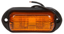 Signal-Stat Yellow Incandescent 1"x2" Rectangular Marker Clearance Light, Hardwired & 2 Screw Mount | Truck-Lite 1506A