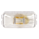 15 Series Clear Incandescent 1"x2" Utility Light, PL-10 Connection & Bracket Mount | Truck-Lite 15200C