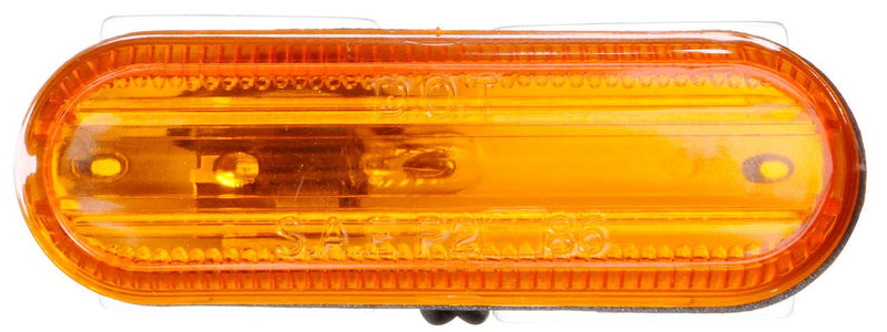 Signal-Stat Yellow Oval Incandescent Slim Line Marker Clearance Light, Hardwired | Truck-Lite 1555A
