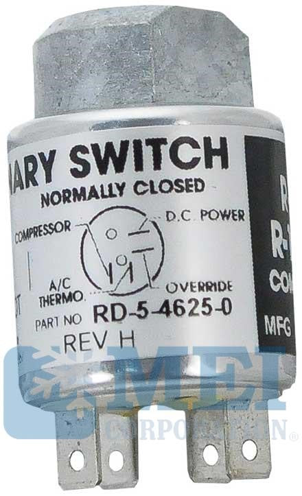 Trinary Switch, 1/4" Female Fitting Thread Size | MEI/Air Source 1565
