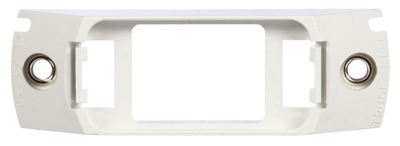 White ABS 2 Screw Surface Bracket Mount for Rectangular Shaped Lights | Truck-Lite 15728