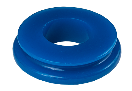 Blue Polyurethane Gladhand 1-1/4" Traditional Sealing Lip (Pack of 10) | Tectran 101115B