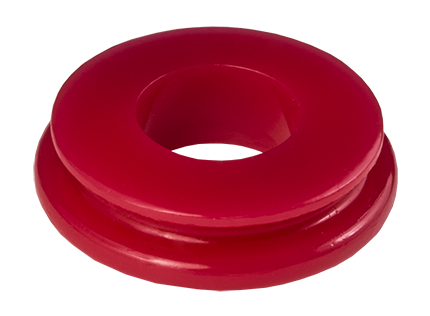 Red Polyurethane Gladhand 1-1/4" Traditional Sealing Lip (Pack of 10) | Tectran 101115R