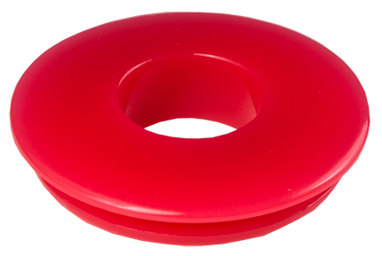 Red Polyurethane Gladhand 1-1/2" Wide Sealing Lip (Pack of 10) | Tectran 101119R