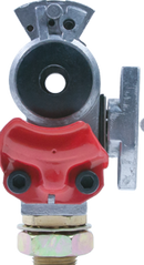 Knob-Style Shutoff Emergency Gladhand with Bulk Head Fitting | 9212 Tectran