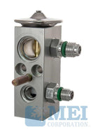 Block Style Expansion Valve Flange - O'Ring Style for Peterbilt Trucks, 2 Ton Rating | MEI/Air Source 1611