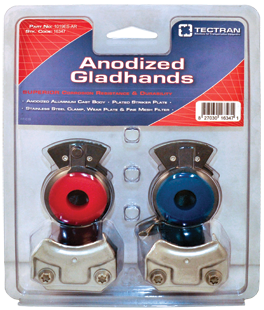 Emergency & Service Anodized Aluminum Air Brake Gladhand Pack | Tectran 1019ES-AR