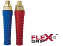 Red and Blue Air Brake Gladhand Grip Set | Tectran 1014FG
