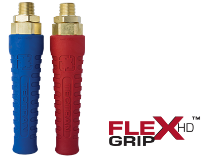 Red and Blue Air Brake Gladhand Grip Set | Tectran 1014FG