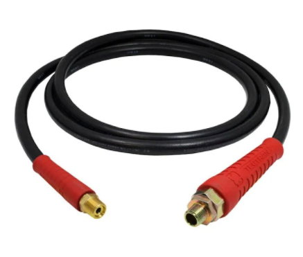 12 FT Air Line Hose Assembly - Red FLEXGrip-HD™ | Tectran 16912R