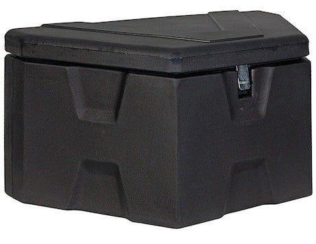 Black Poly Trailer Tongue Truck Tool Box | Buyers Products 1701680
