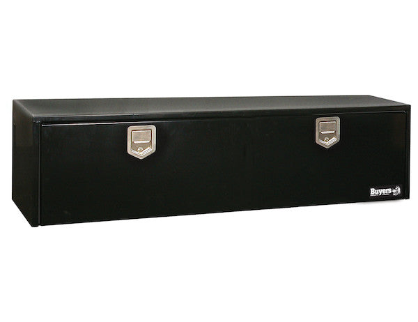 18" x 18" x 48" Black Steel Underbody Truck Box With Paddle Latch | Buyers Products 1702110