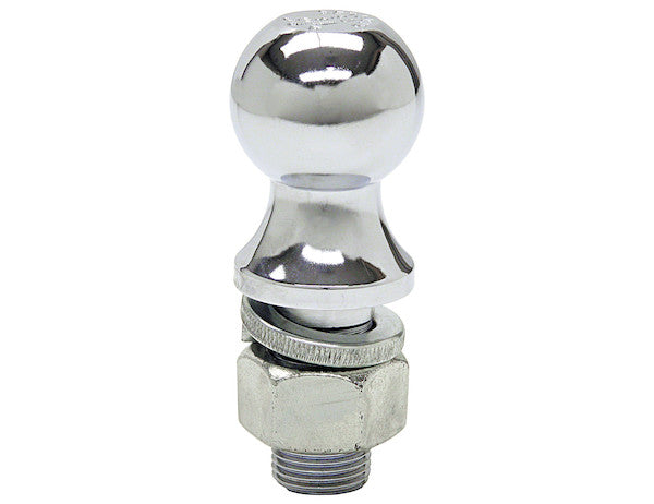1-7/8" Chrome Hitch Ball With 1" Shank Diameter - 5000 lb M.G.T.W. | Buyers Products 1802020