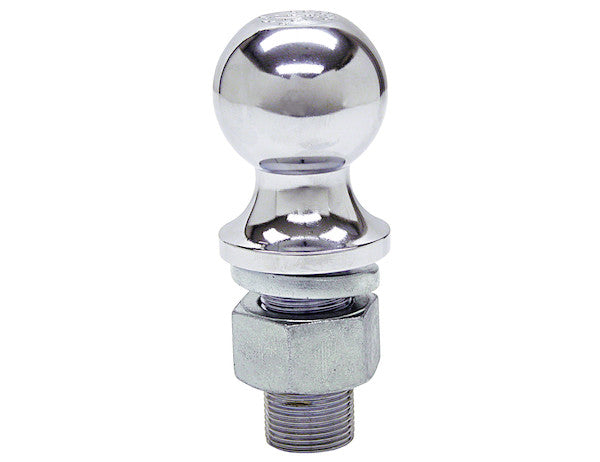 2-5/16" Chrome Hitch Ball With 1-1/4" Shank Diameter - 10000 lb M.G.T.W. | Buyers Products 1802025