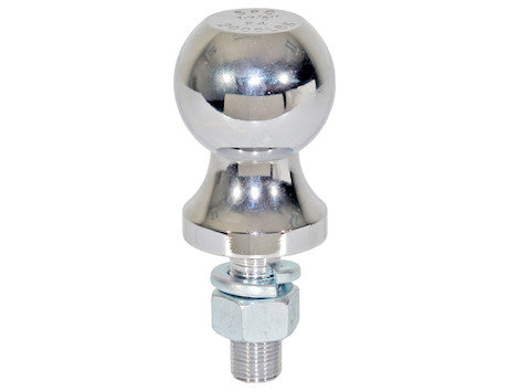 2-5/16" Chrome Hitch Balls With 1" Shank Diameter - 6000 lb M.G.T.W. | Buyers Products 1802161