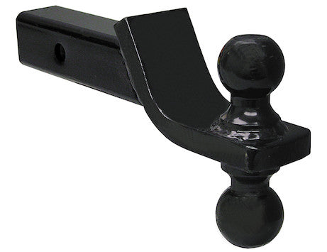 Towing Ball Mount With Dual Black Balls - 1-7/8" And 2" Balls | Buyers Products 1803210