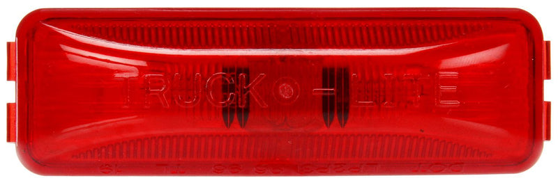 19 Series Incandescent Red 1" X 4" Rectangular Marker Clearance Light, 19 Series Male Pin & Bracket Mount | Truck-Lite 19200R3