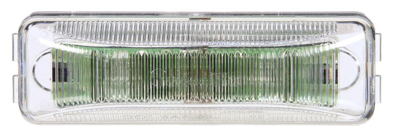 19 Series Clear/Red LED Rectangular Marker Clearance Light, 19 Series Male Pin & Bracket Mount | Truck-Lite 19251R