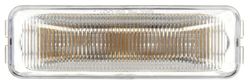 Signal-Stat Clear/Yellow LED 1"x4" Marker Clearance Light, 19 Series Male Pin | Truck-Lite 1961A