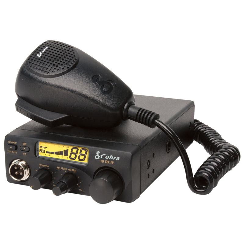 40 Channel Compact CB Two-Way Radio with Illuminated LCD Display | Cobra 19DXIV