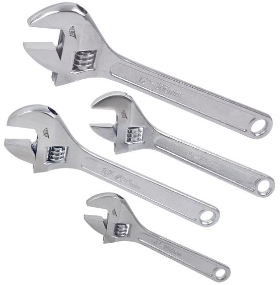 4pc Adjustable Wrench Set | 425 ATD Tools