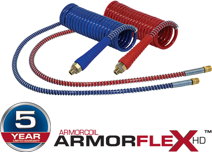 20 FT ARMORFLEX-HD Air Brake Air Coil Red and Blue Set | Tectran 17A20-40H