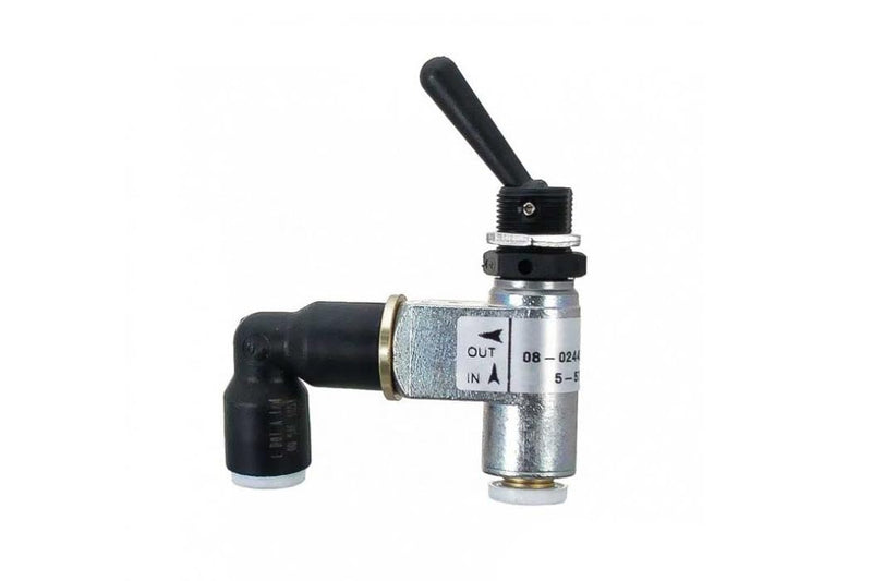 Black Toggle Switch, 1/8" Nylon Hose Push In | MEI/Air Source 2025