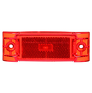 21 Series Red LED 2"x6" Rectangular Marker Clearance Light, Fit 'N Forget M/C & 2 Screw Mount | Truck-Lite 21051R