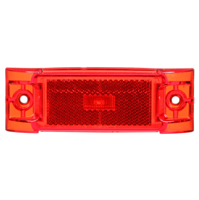 21 Series Red LED 2"x6" Rectangular Marker Clearance Light, Fit 'N Forget M/C & 2 Screw Mount | Truck-Lite 21051R
