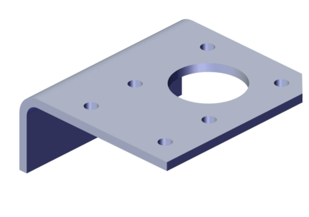 AL Gear Motor Mounting Bracket for Cable System | 21100 Roll-Rite