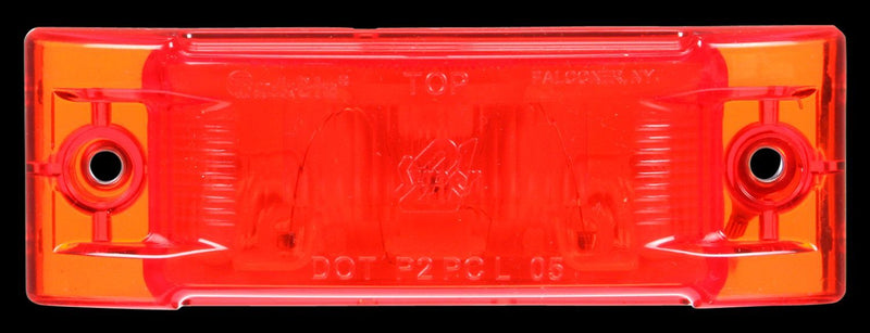 Super 21 Red Incandescent Rectangular Marker Clearance Light, Super 21 Plug & 2 Screw Mount | Truck-Lite 21200R