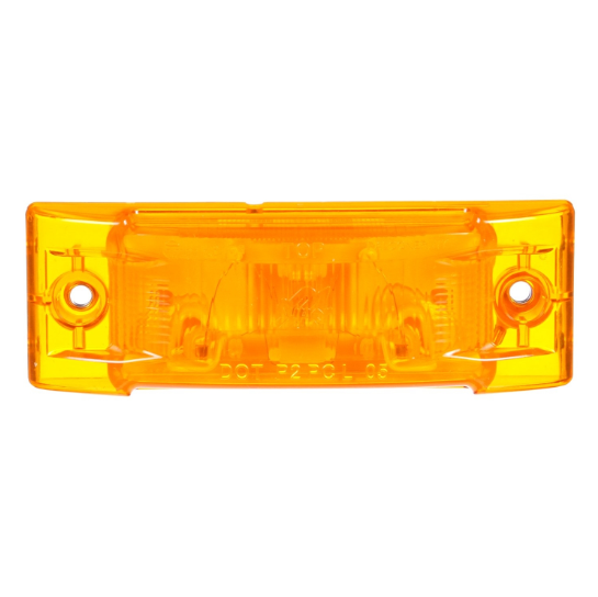 Super 21 Yellow Incandescent Rectangular Marker Clearance Light, Super 21 Plug & 2 Screw Mount | Truck-Lite 21200Y