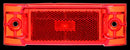 21 Series Red LED Rectangular Marker Clearance Light, Fit 'N Forget M/C & 2 Screw Mount | Truck-Lite 21251R