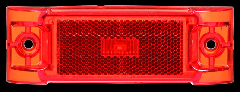 21 Series Red LED Rectangular Marker Clearance Light, Fit 'N Forget M/C & 2 Screw Mount | Truck-Lite 21251R