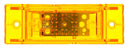 21 Series Yellow LED Rectangular Marker Clerance Light, Fit 'N Forget M/C & 2 Screw Mount | Truck-Lite 21275Y