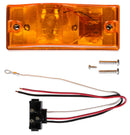 22 Series Yellow Incandescent Rectangular Side Turn Signal, PL-3 & 2 Screw Mount | Truck-Lite 22004Y