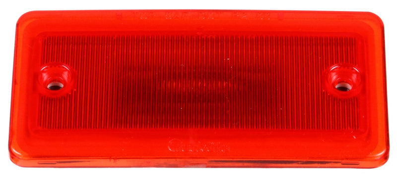 25 Series Red LED Rectangular Marker Clearance Light, 2 Screw Surface Mount | Truck-Lite 25250R