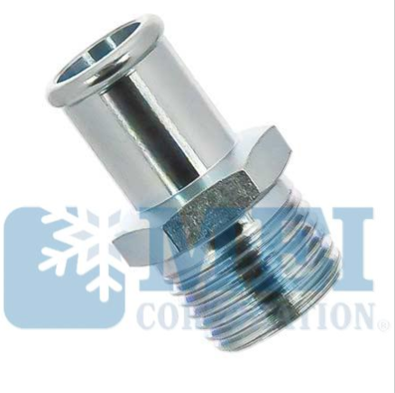 1/2" Male Pipe Heater Fitting, Hex Base Connector (Short) | MEI/Air Source 2603