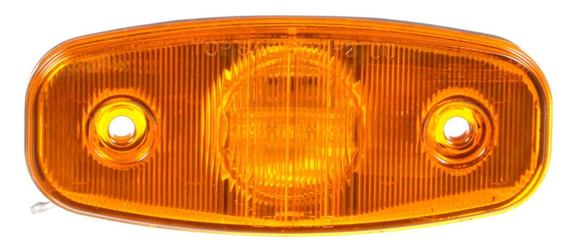26 Series Yellow LED 2"x5" Rectangular Marker Clearance Light, Hardwired & 2 Screw Mount | Truck-Lite 26250Y