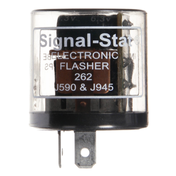 Signal-Stat 10 Light Electro-Mechanical Plastic Flasher Module, 60-120fpm | Truck-Lite 262