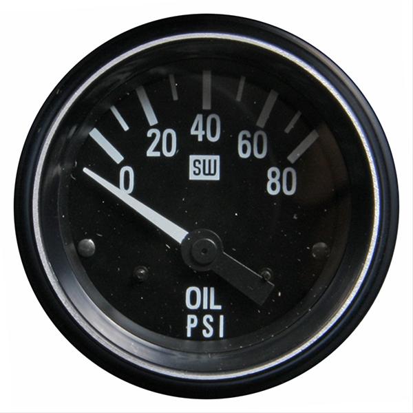 Heavy Duty Oil Pressure Gauge, 0-80 PSI | 284AE Stewart Warner