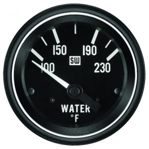 Heavy Duty Water Temperature Gauge, 100-230 °F | 284AF Stewart Warner
