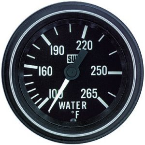 Heavy Duty Water Temperature Gauge, 100-265 °F | 284B144 Stewart Warner