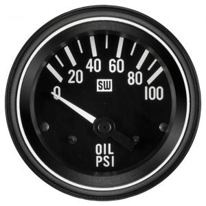 Heavy Duty Oil Pressure Gauge, 0-100 PSI | 284L Stewart Warner