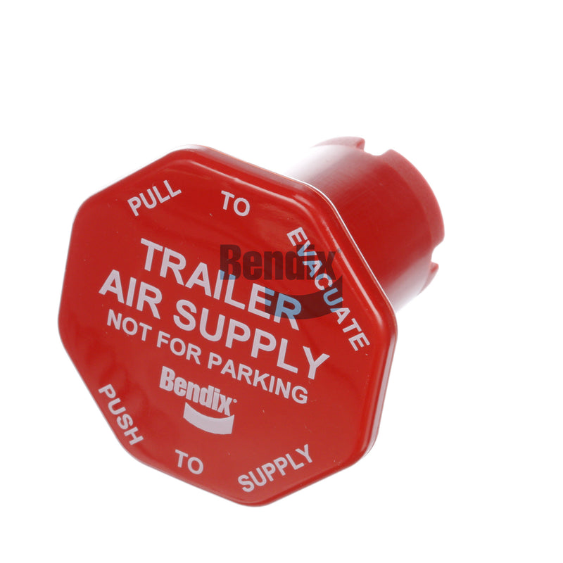 Red Trailer Air Supply Brake Valve Knob | Bendix 298817N