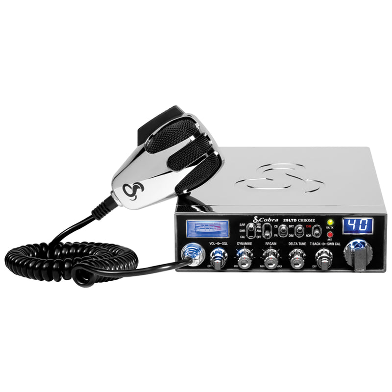 29LTD Classic 40 Channel Mobile CB Radio with Special Edition Chrome Finish | Cobra 29LTDCHR