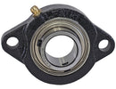 1" Shaft Diameter Eccentric Locking Collar Style Flange Bearing - 2 Hole | Buyers Products 2F16