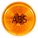 30 Series Yellow Incandescent 2" Round Marker Clearance Light, PL-10 & Grommet Mount | Truck-Lite 30257Y