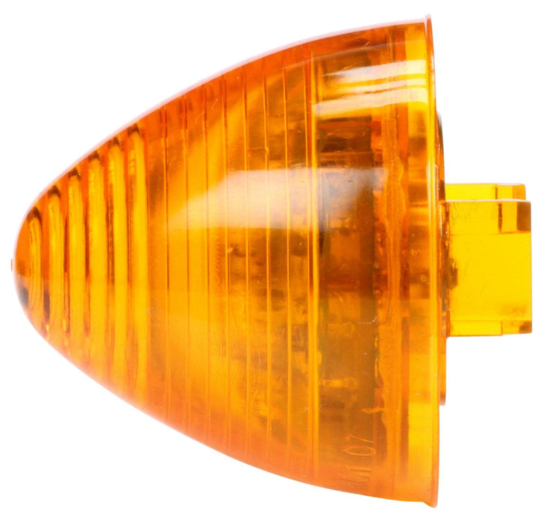 30 Series Yellow LED 2" Beehive Marker Clearance Light, Fit 'N Forget M/C & Grommet Mount | Truck-Lite 30276Y