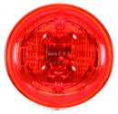 30 Series Low Profile Red LED 2" Round Marker Clearance Light, Fit 'N Forget M/C & Grommet Mount | Truck-Lite 30385R